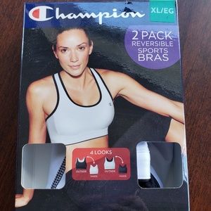 Champion 2-in-1 Reversible Sports Bra NWT XL